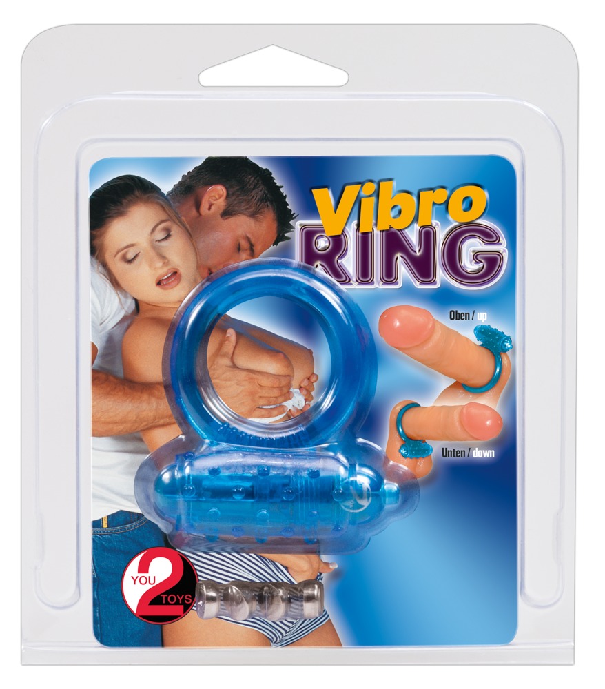 You2Toys - Piercieñ z wibracj¹ lazurowy