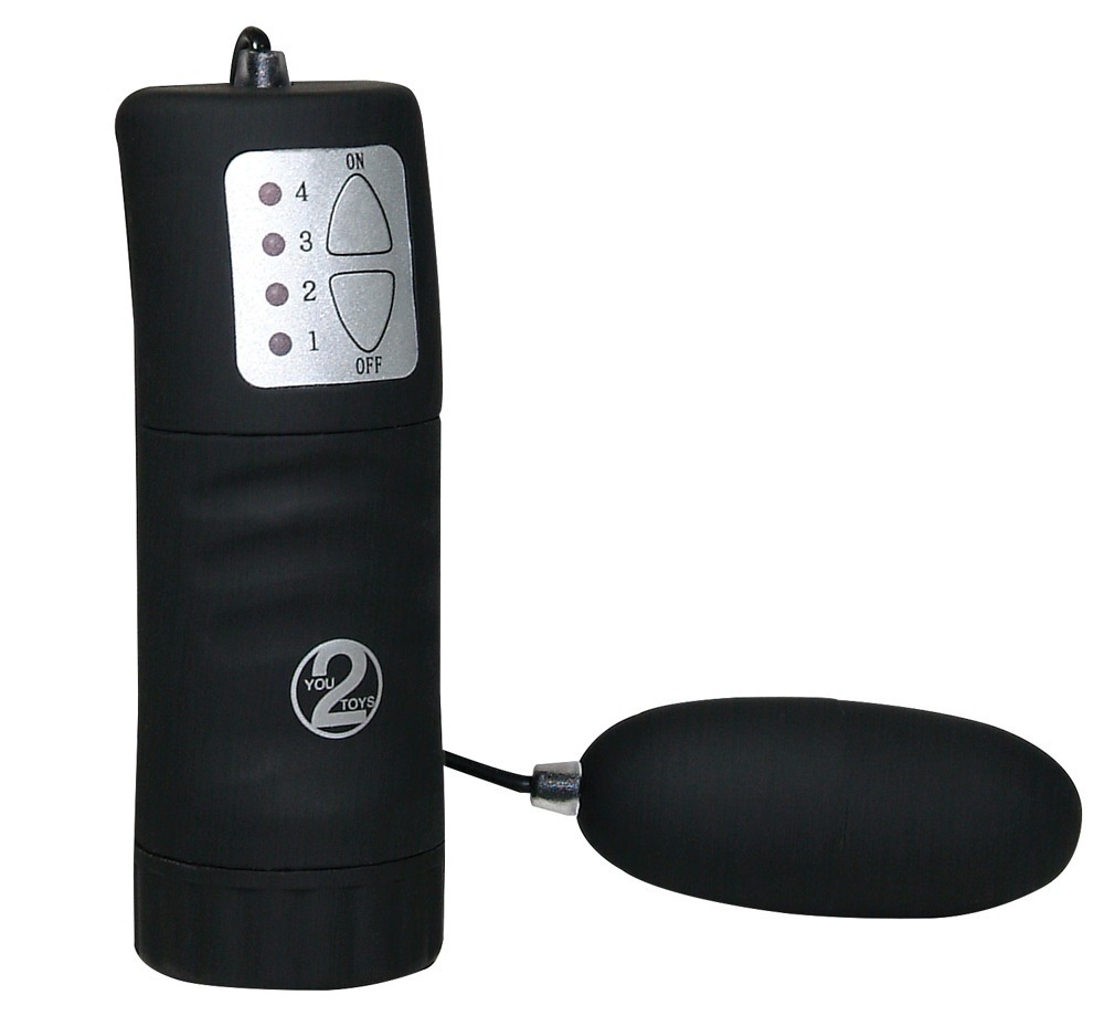 You2Toys - Wibruj¹ce jajeczko - Velvet bullet black — zdjęcie 2