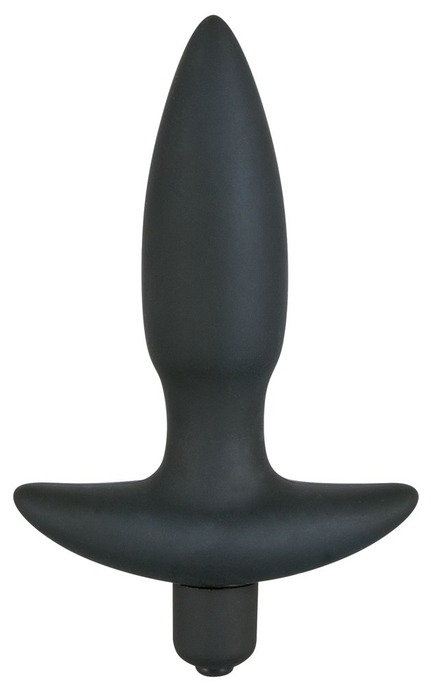 Korek analny silikonowy z 5 poziomami wibracji Black Velvets — zdjęcie 2