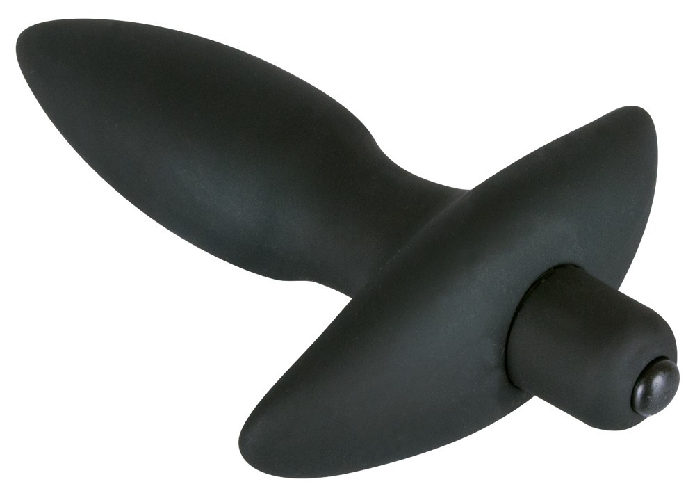 Korek analny silikonowy z 5 poziomami wibracji Black Velvets — zdjęcie 3