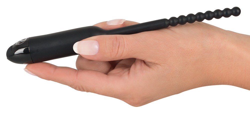 You2Toys - Silikonowy dilator z wibracjami czarny — zdjęcie 4