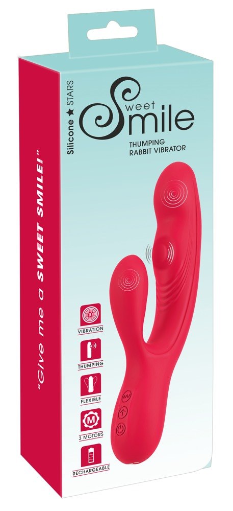Wibrator z funkcj¹ pulsowania 21cm Sweet Smile