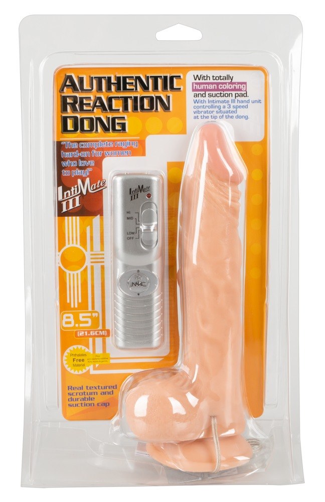NMC - Dildo z wibracjami - Authentic Reaction