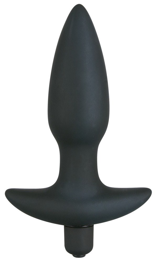 Korek analny silikonowy z 5 poziomami wibracji Black Velvets — zdjęcie 2