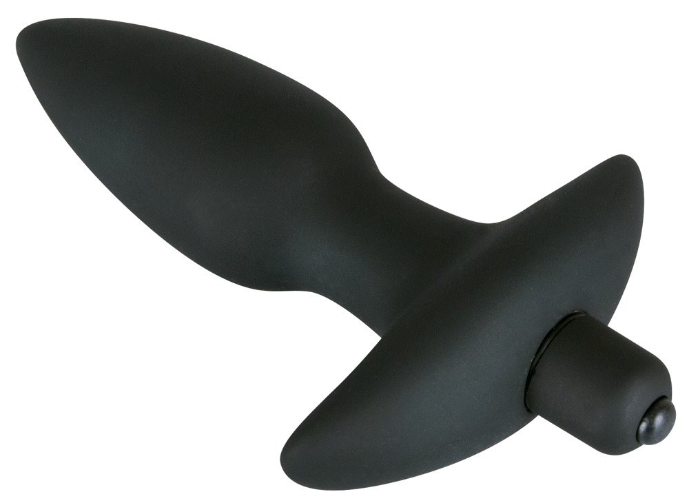 Korek analny silikonowy z 5 poziomami wibracji Black Velvets — zdjęcie 3
