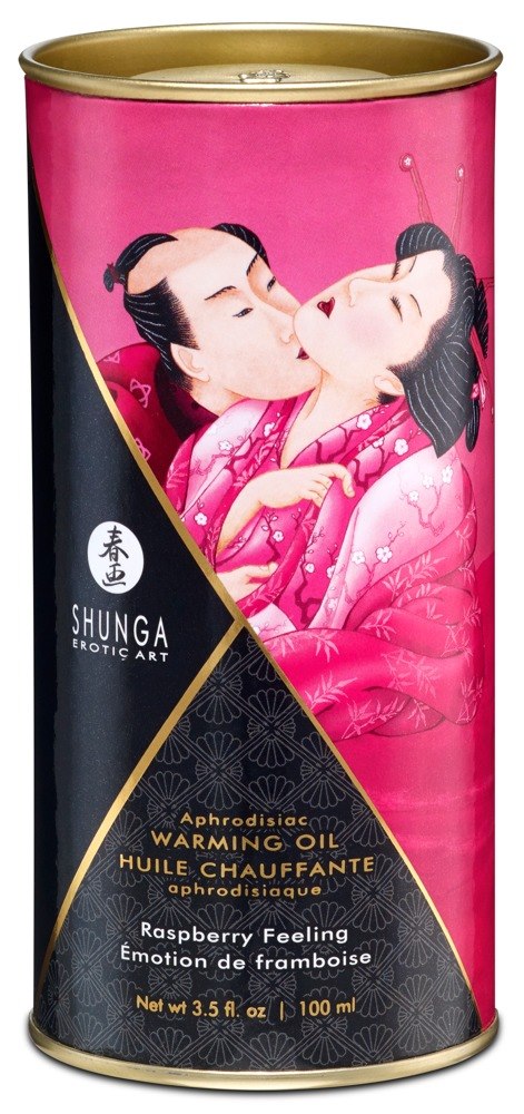 Olejek do masa¿u Intimate Kisses Malinowy 100ml Shunga — zdjęcie 3