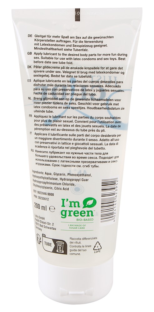 Lubrykant analny 200 ml Just Glide — zdjęcie 2