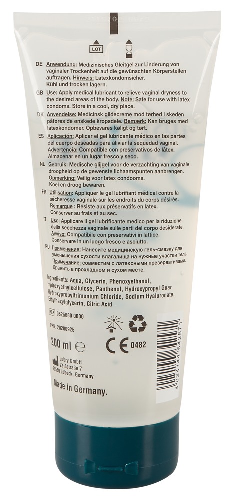 Lubrykant na bazie wody Premium 200 ml Just Glide — zdjęcie 2