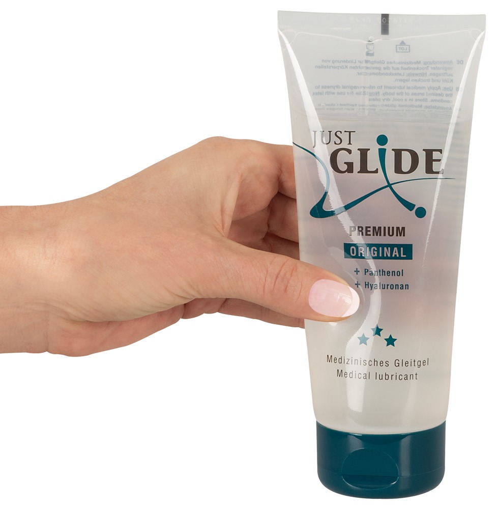 Lubrykant na bazie wody Premium 200 ml Just Glide — zdjęcie 3