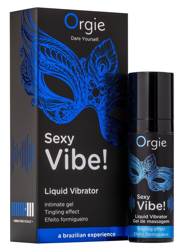 Lubrykant Sexy Vibe! Liquid Vibrator 15 ml Orgie — zdjęcie 2