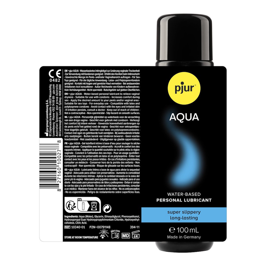 Lubrykant na bazie wody Aqua 100 ml Pjur — zdjęcie 2