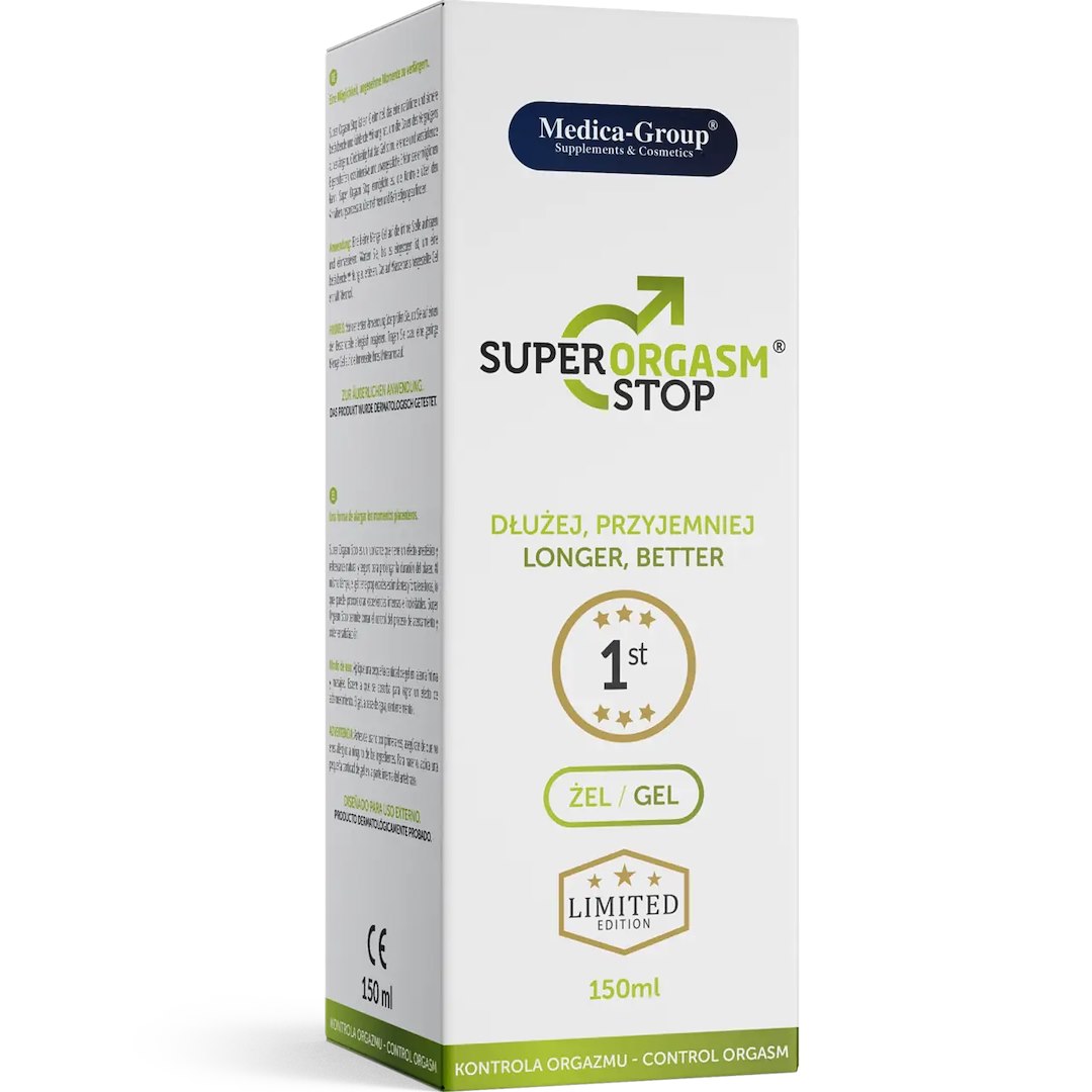 Medica - ¯el na opónienie wytrysku Super Orgasm Stop 150ml — zdjęcie 2