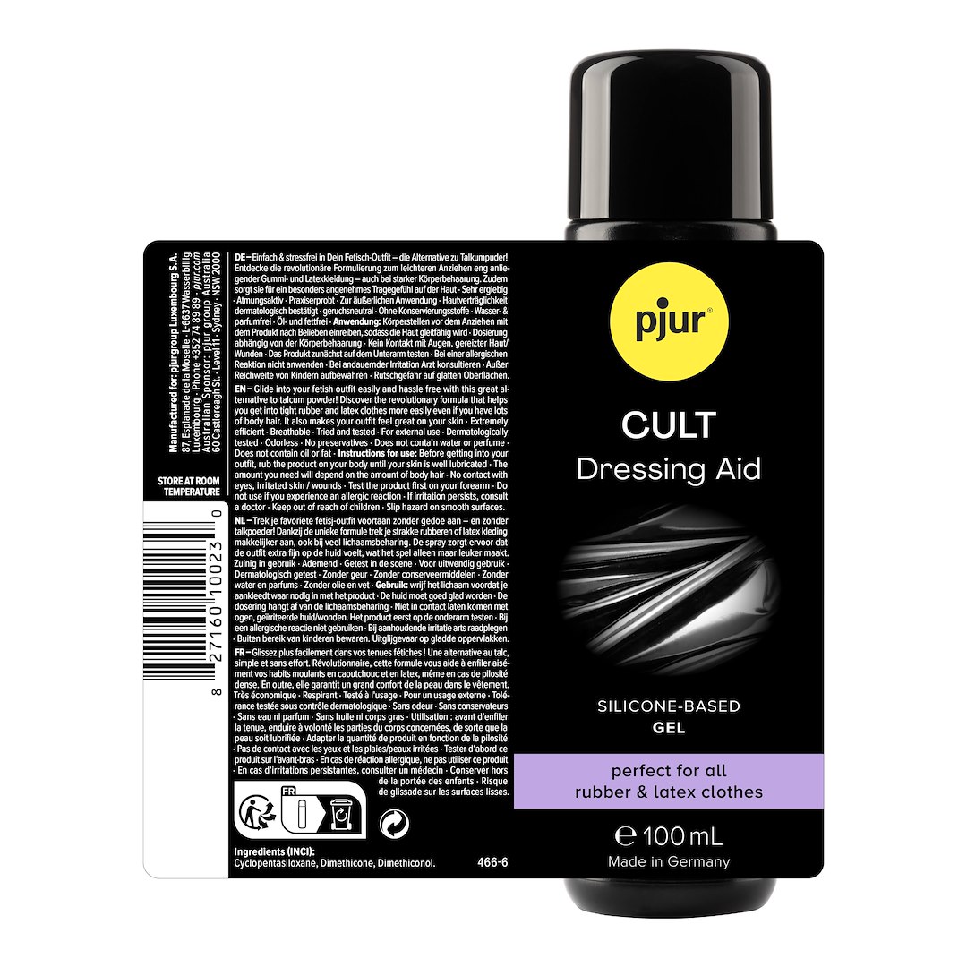 rodek pielêgnacyjny do lateksu Cult Dressing Aid 100 ml Pjur — zdjęcie 4