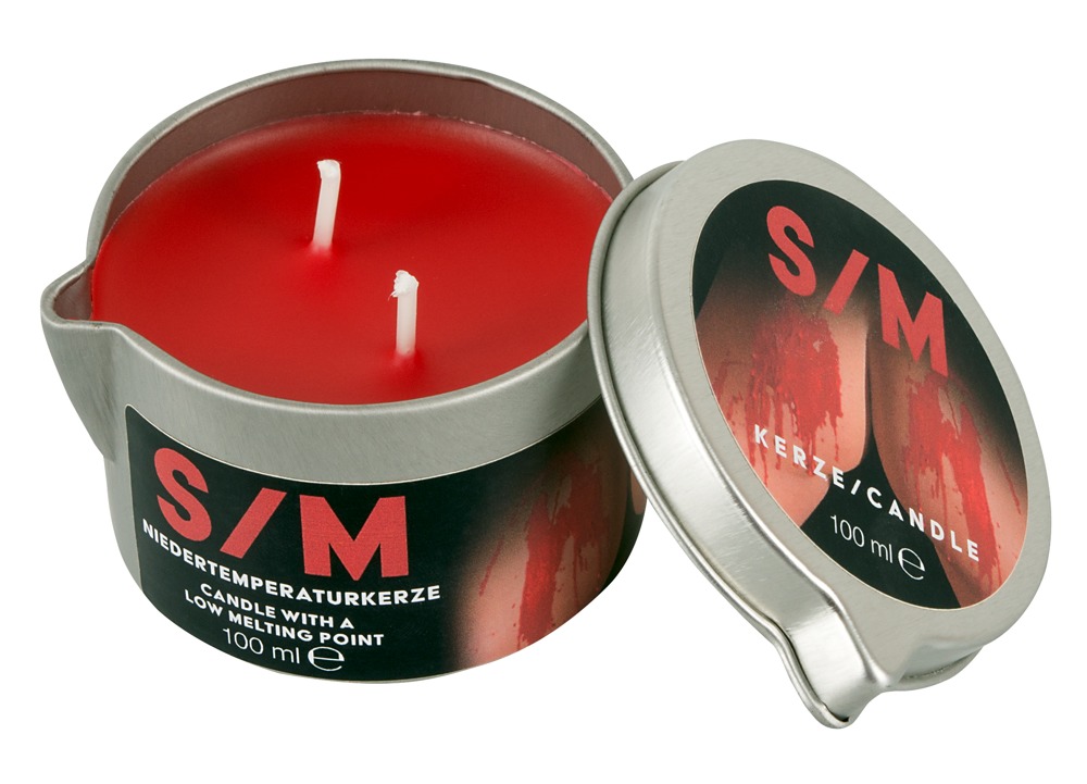 ORION - wieca S/M w puszce czerwona 100 ml — zdjęcie 2
