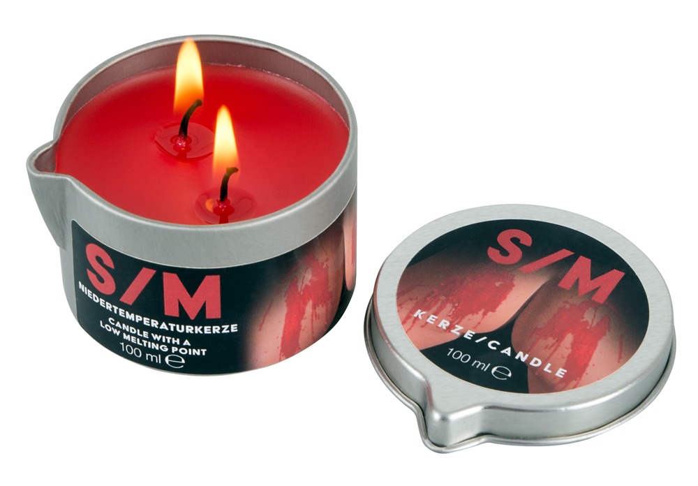 ORION - wieca S/M w puszce czerwona 100 ml — zdjęcie 3