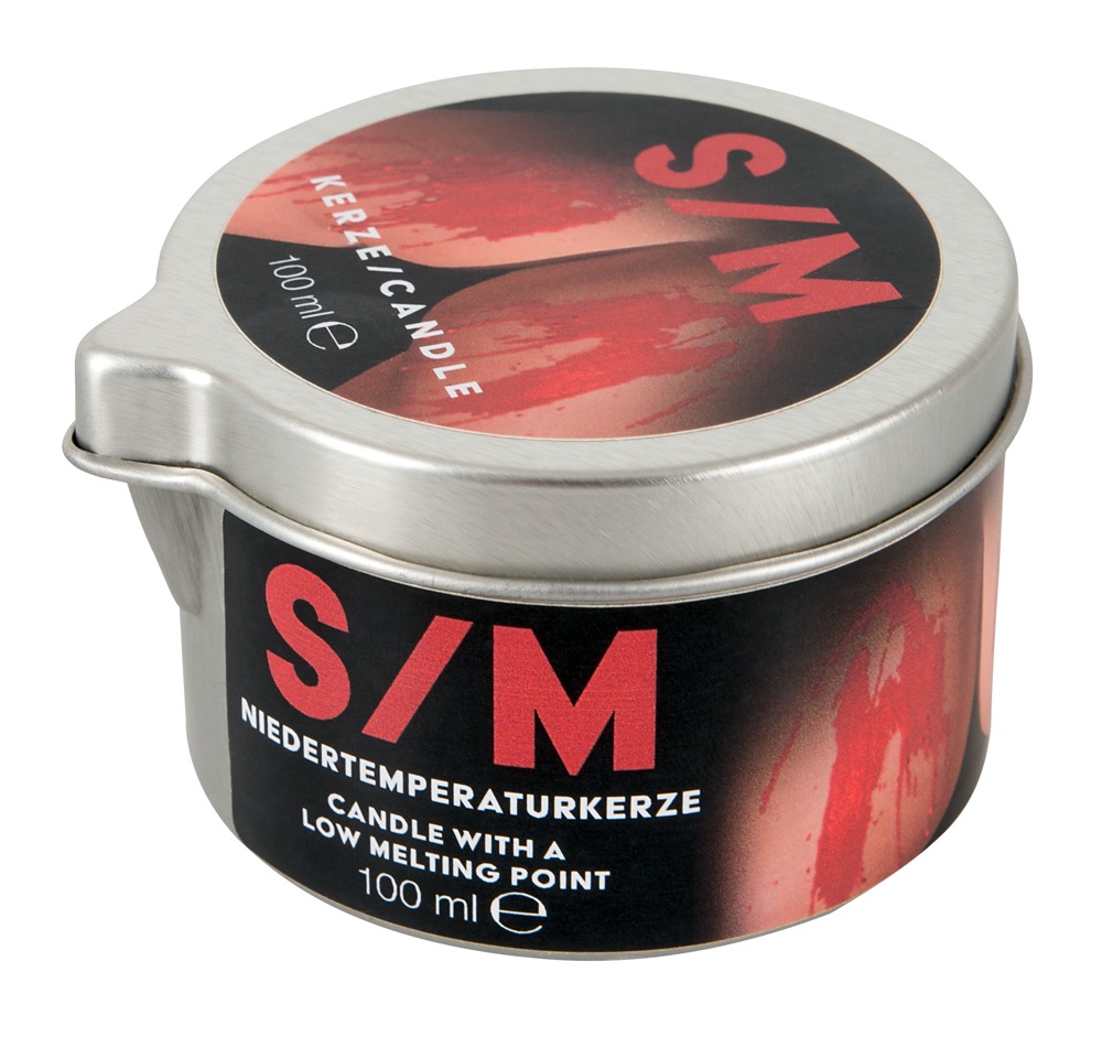 ORION - wieca S/M w puszce czerwona 100 ml