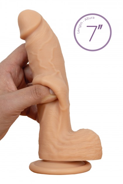 S Pleasures Realistic - DAVID 7" - Flesh