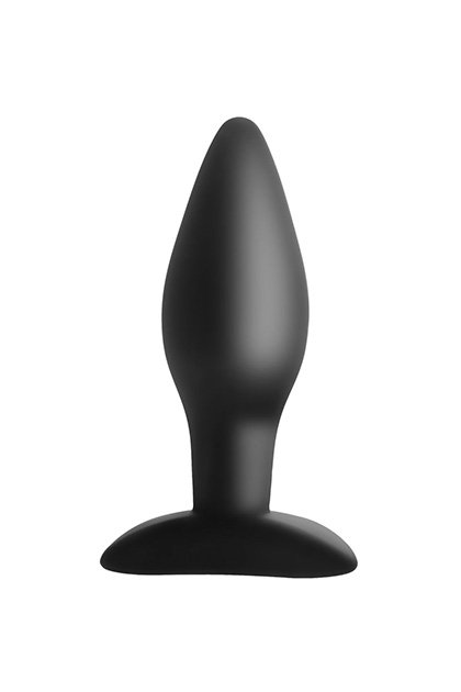 S Pleasures - Silicone Butt Plug Small Black — zdjęcie 2