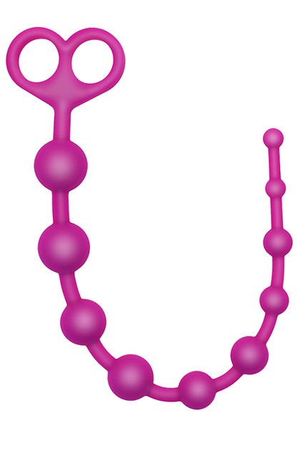 S Pleasures - Flexer Anal Beads Plum — zdjęcie 2