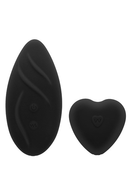 S Pleasures Premium Line - S Pleasures Premium Panty Vibe Sweetheart External Massager Black — zdjęcie 2
