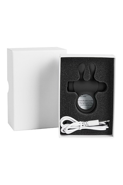 S Pleasures Premium Line - Rabbit Ring Rechargeable Black — zdjęcie 3