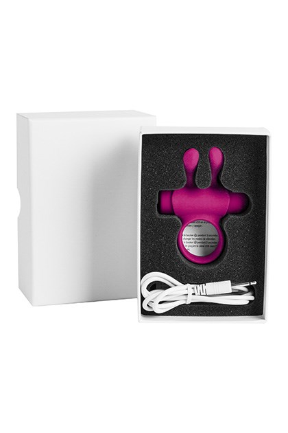 S Pleasures Premium Line - Rabbit Ring Rechargeable Pink — zdjęcie 3