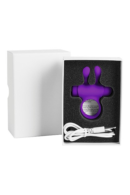 S Pleasures Premium Line - Rabbit Ring Rechargeable Purple — zdjęcie 3