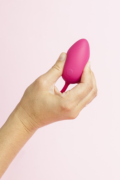 S Pleasures Velvet - EGG VIBRATOR ODETTE - Cerise — zdjęcie 3