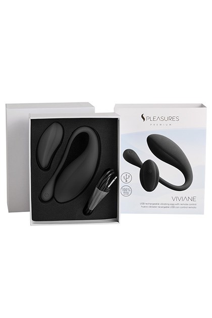 S Pleasures Premium Line - VIVIANE - Black — zdjęcie 4