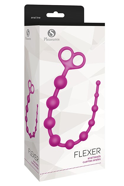 S Pleasures - Flexer Anal Beads Plum