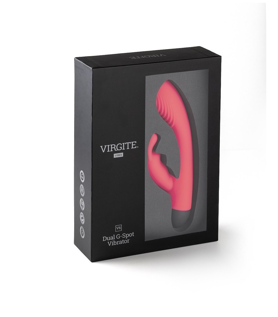 VIRGITE - VIBES - PINK V6 RECHARGEABLE VIBRATOR