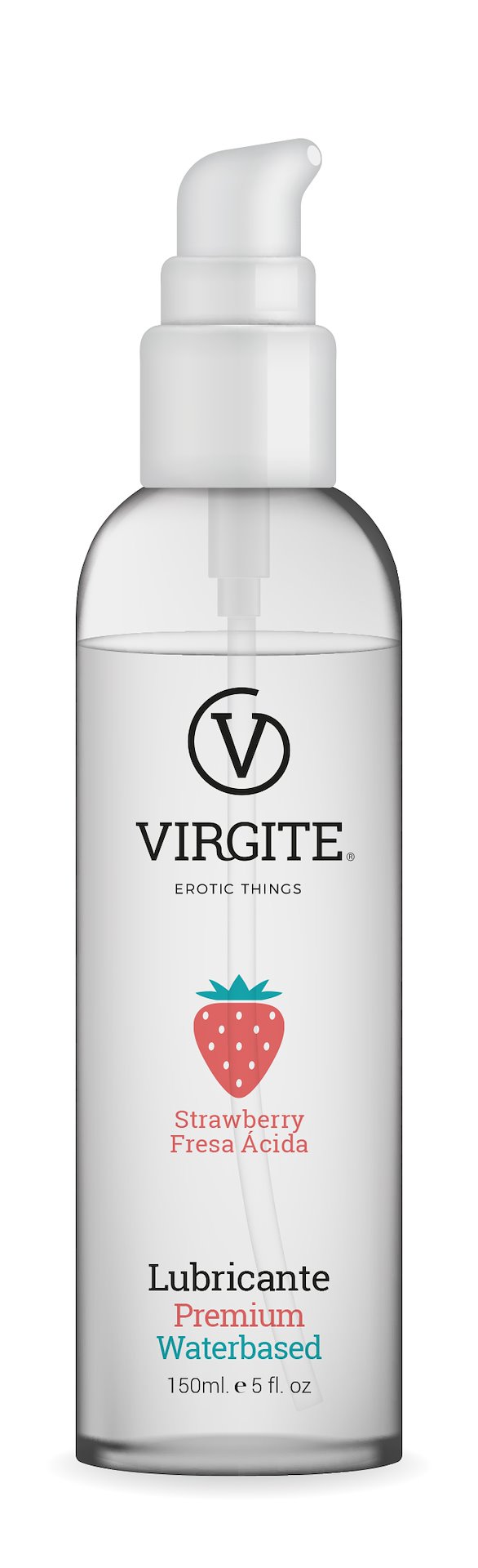 VIRGITE - COSMETICS - STRAWBERRY ACID WATER BASED LUBRICANT 150ML — zdjęcie 2