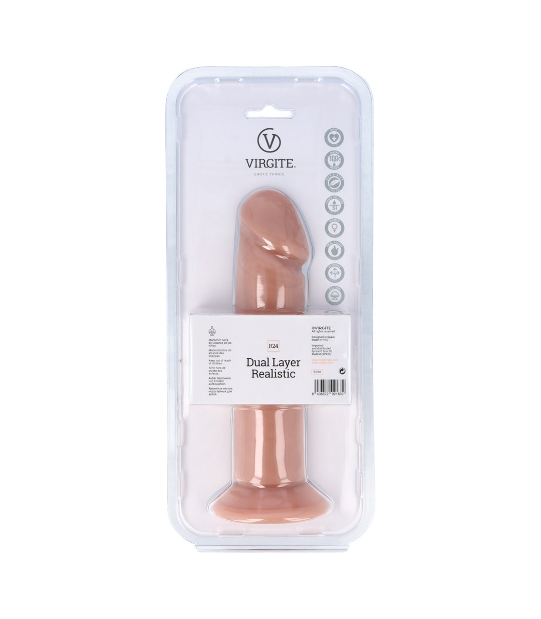 VIRGITE - REALISTICS - DUAL LAYER REALISTIC 21.5CM R24 — zdjęcie 2