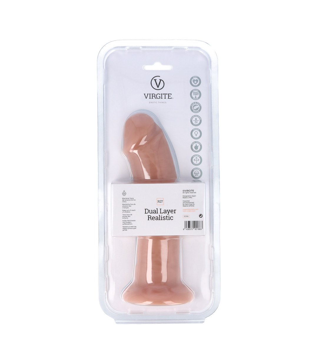 VIRGITE - REALISTICS - DUAL LAYER REALISTIC 21CM R27 — zdjęcie 2