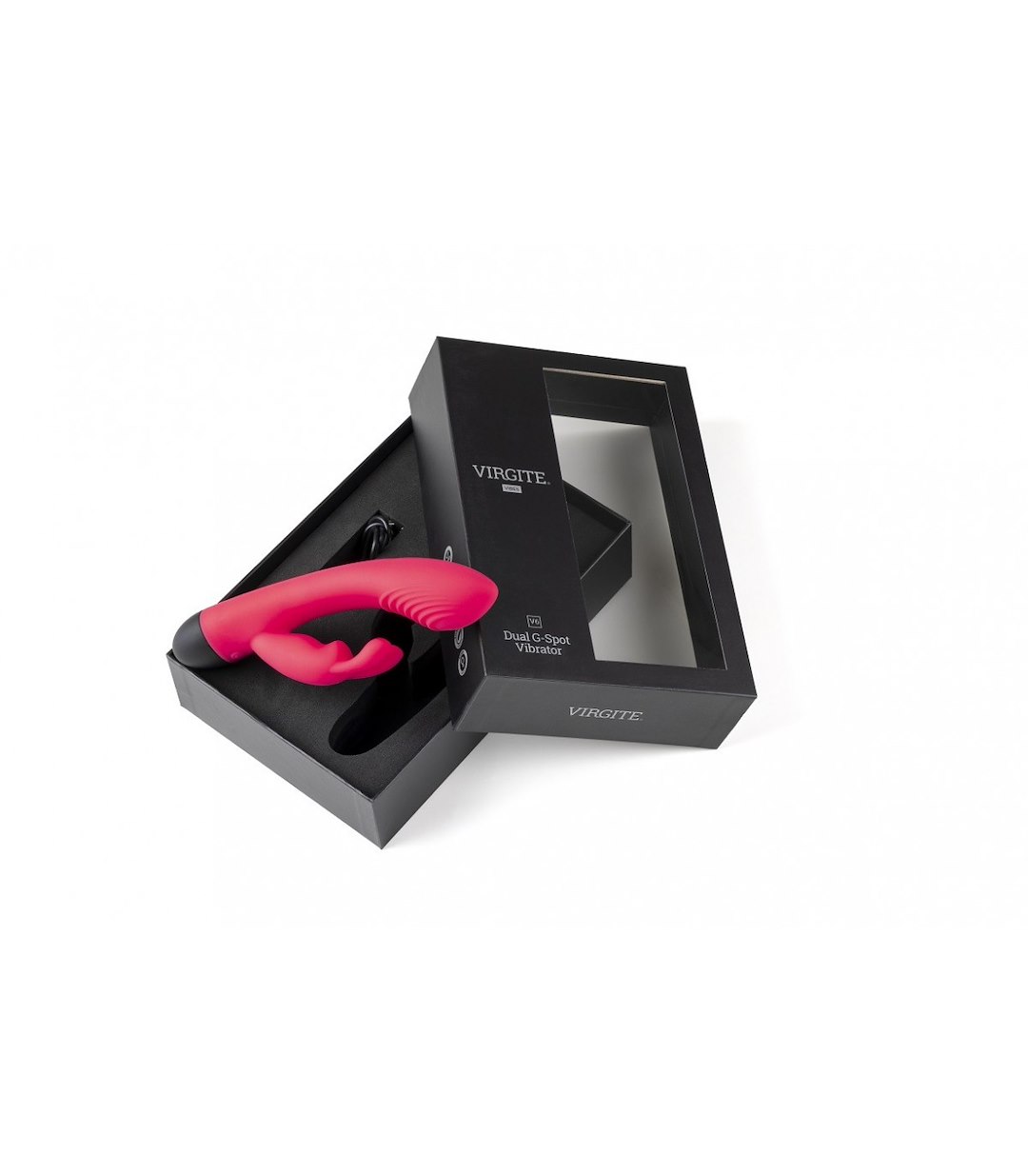 VIRGITE - VIBES - PINK V6 RECHARGEABLE VIBRATOR — zdjęcie 3