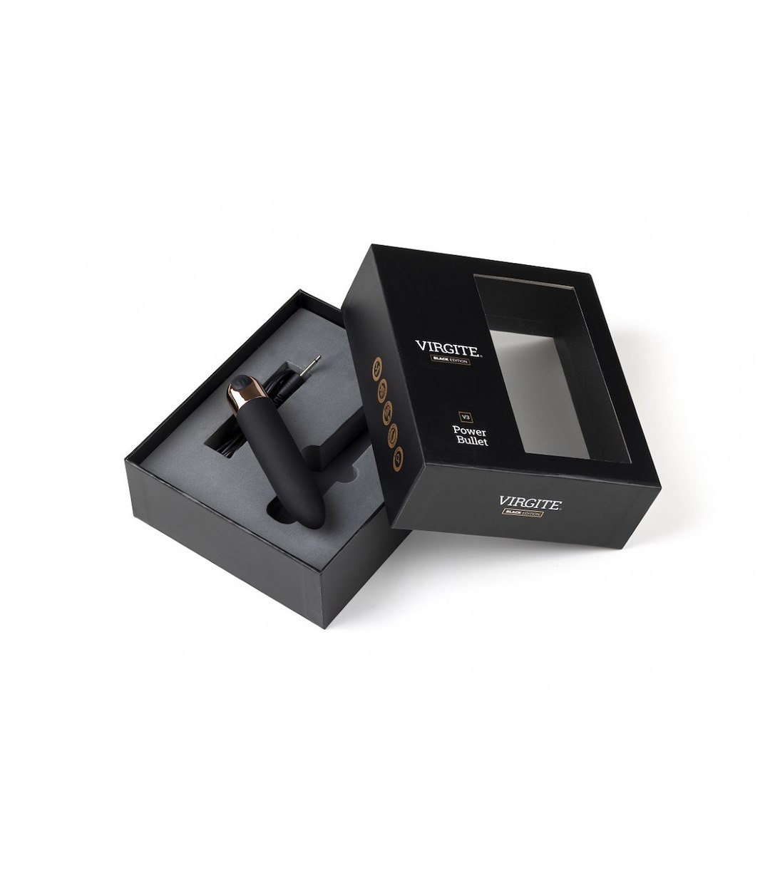 VIRGITE - BLACK EDITION - VIBRATING BULLET V3 BLACK EDITION — zdjęcie 3