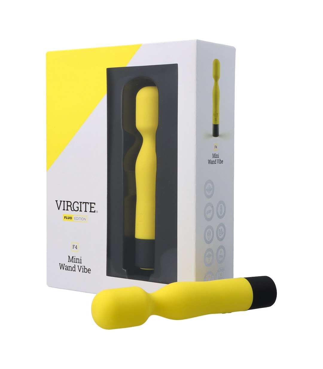 VIRGITE - FLUO - F4 FLUO SILICONE RECHARGEABLE VIBRATOR