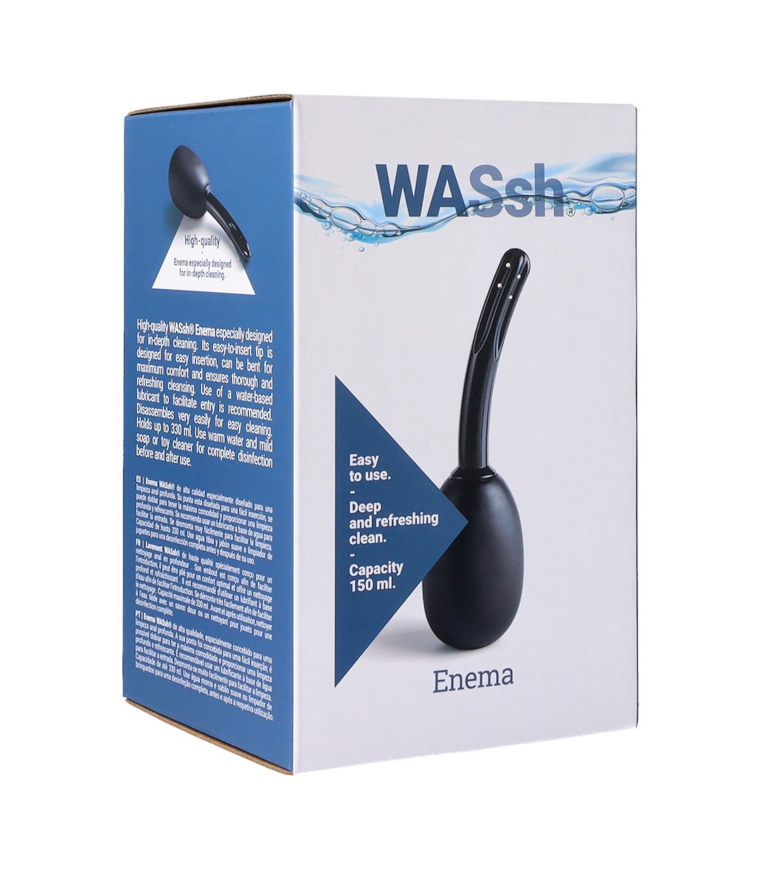 VIRGITE - WASSH - ENEMA ANAL CLEANING ORIFICES BLACK 150 ML