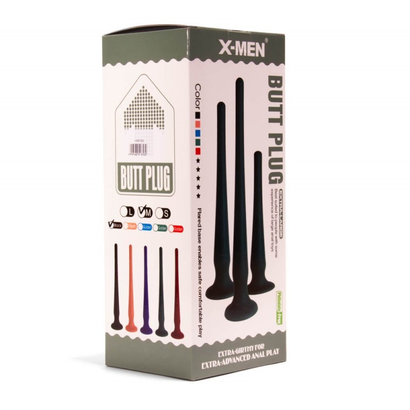 Korek analny z przyssawk¹ Pinokio 39cm X-Men — zdjęcie 4
