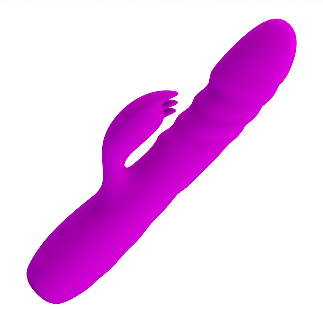 Party Up - Bob Wibrator króliczek z funkcj¹ rotacji i pchniêæ podwójna stymulacja — zdjęcie 2