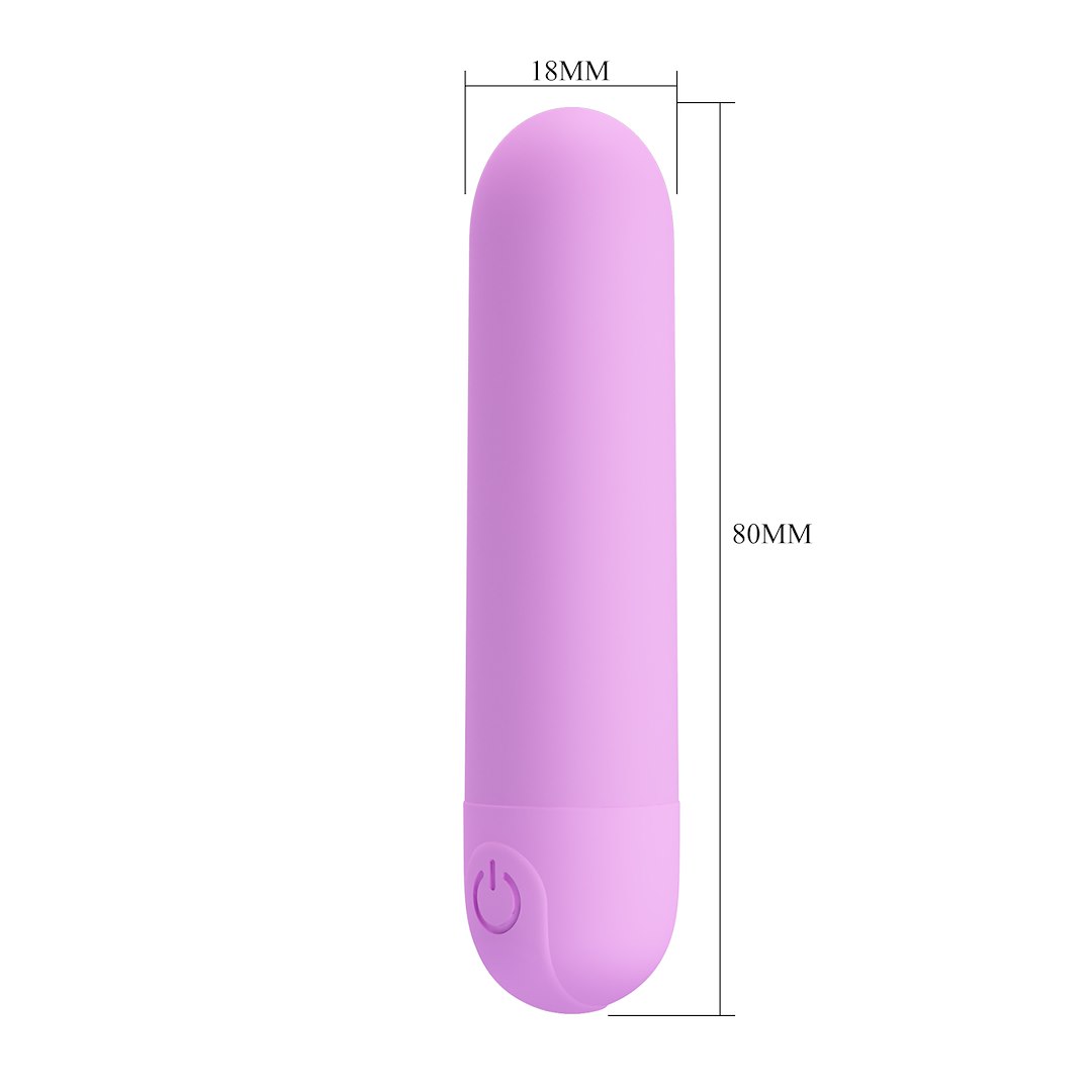 Party Up - Greg Mini wibrator bullet, 10 poziomów wibracji fioletowy — zdjęcie 2
