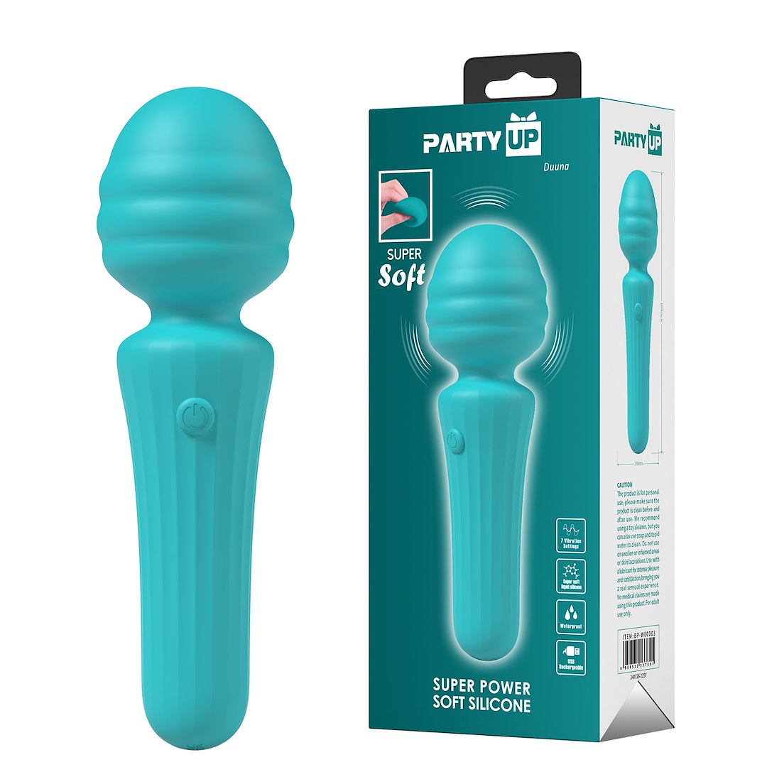 Party Up - Duuna wibrator ró¿dzka super soft zielony