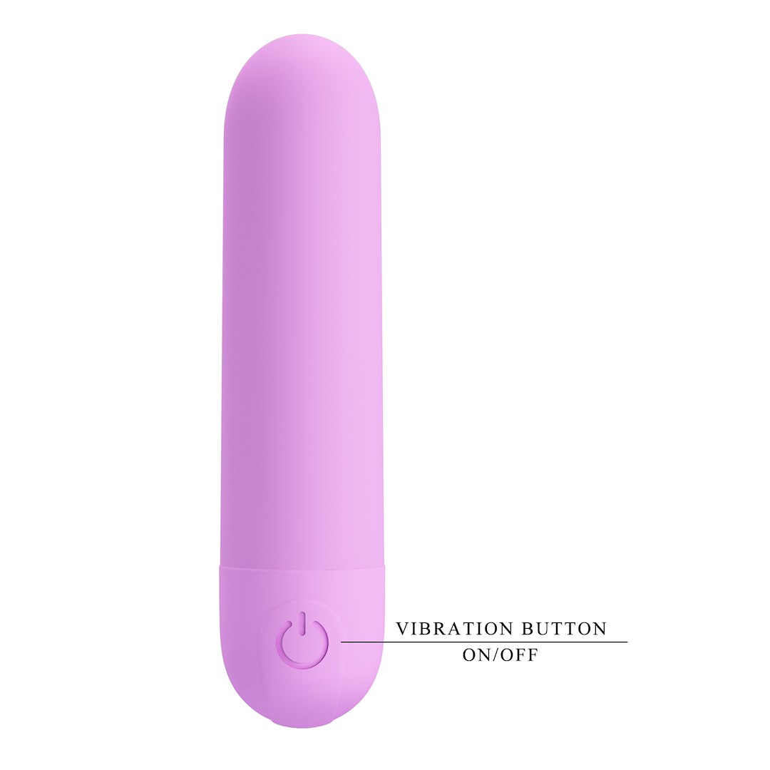 Party Up - Greg Mini wibrator bullet, 10 poziomów wibracji fioletowy — zdjęcie 3