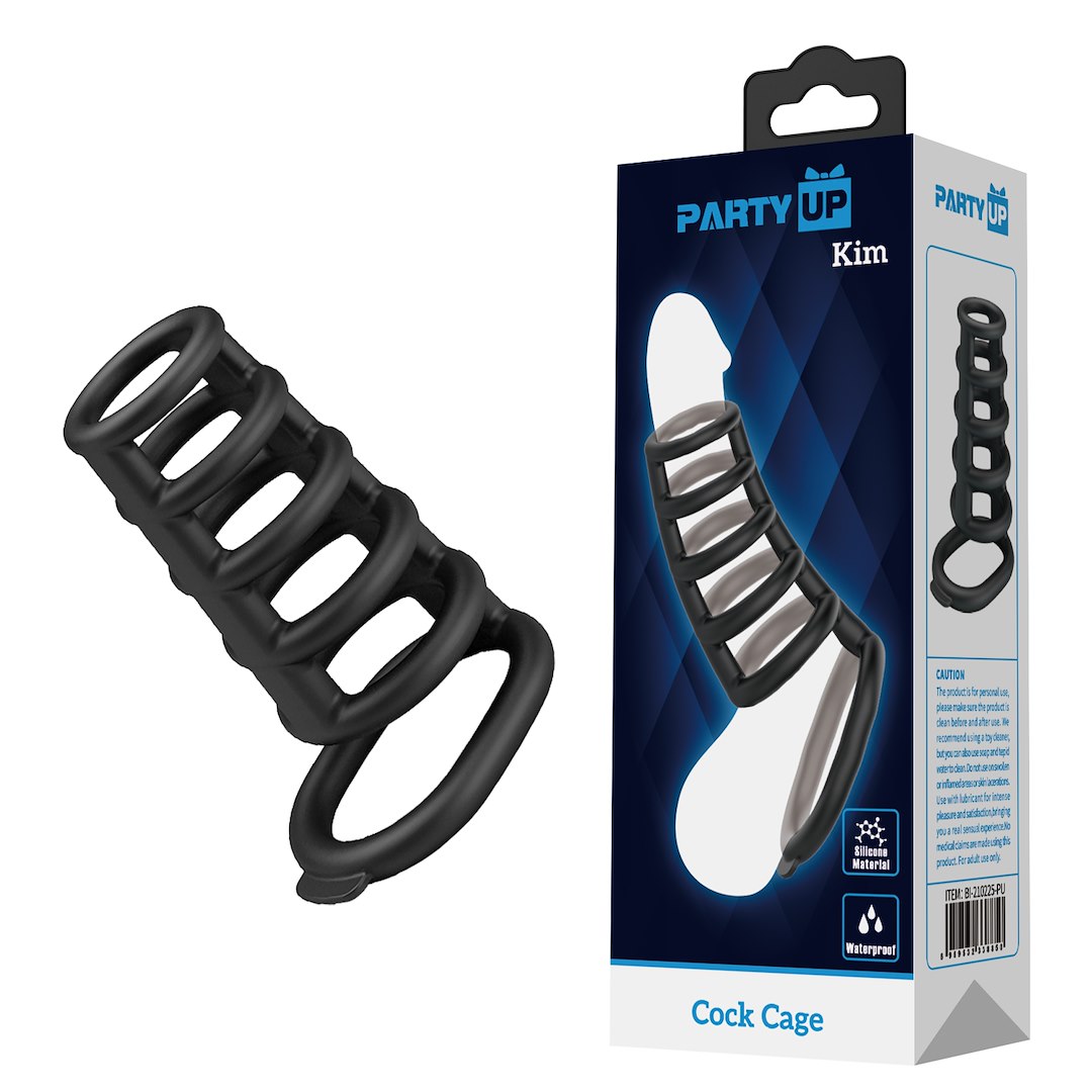 Party Up - Kim nak³adka stymulacyjna klatka na penisa
