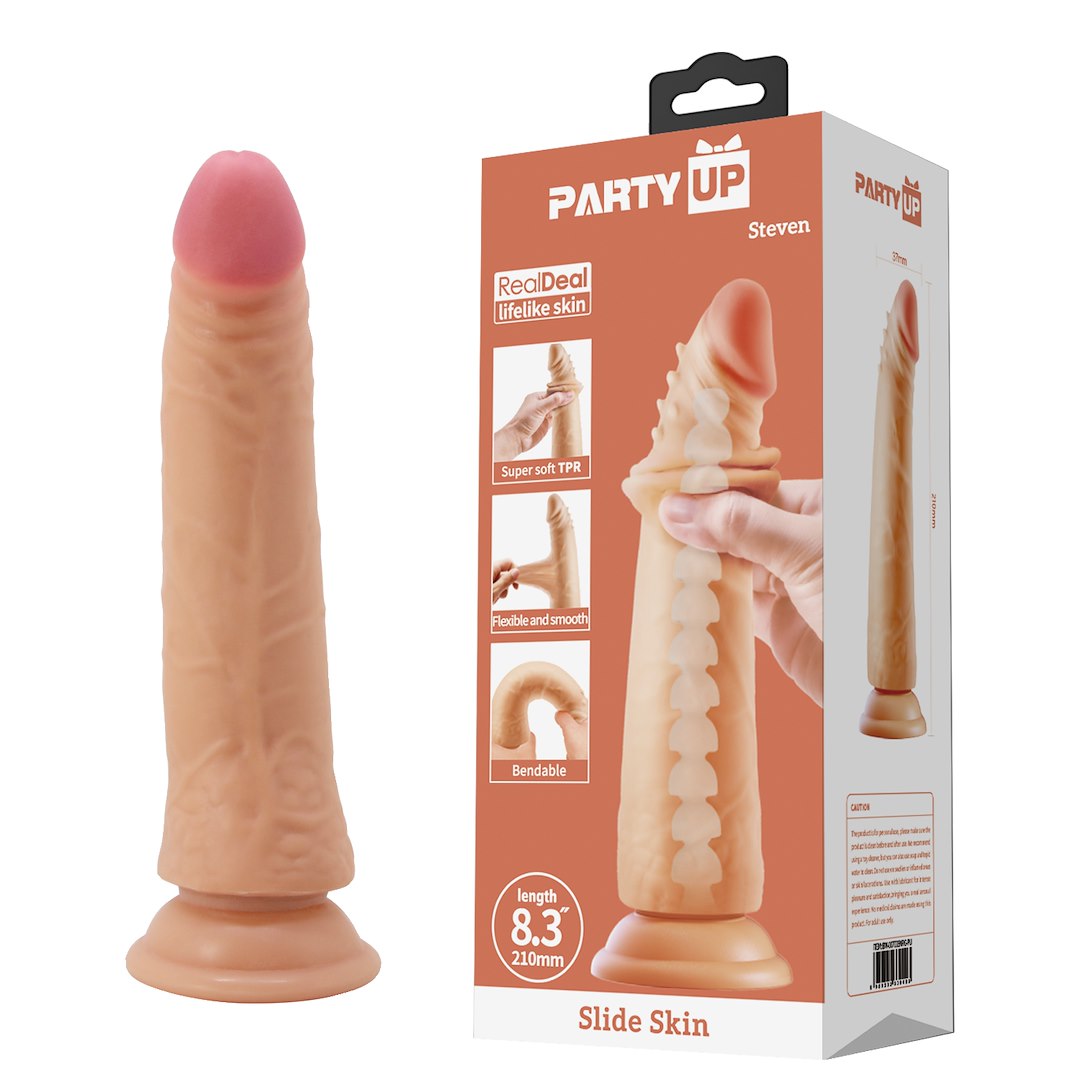 Party Up - Steven realistyczne dildo z przyssawk¹