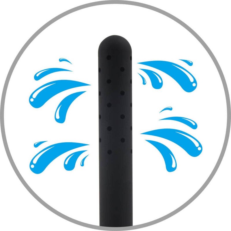 Koñcówka z otworami 360° do prysznica analnego 15cm Chisa — zdjęcie 2