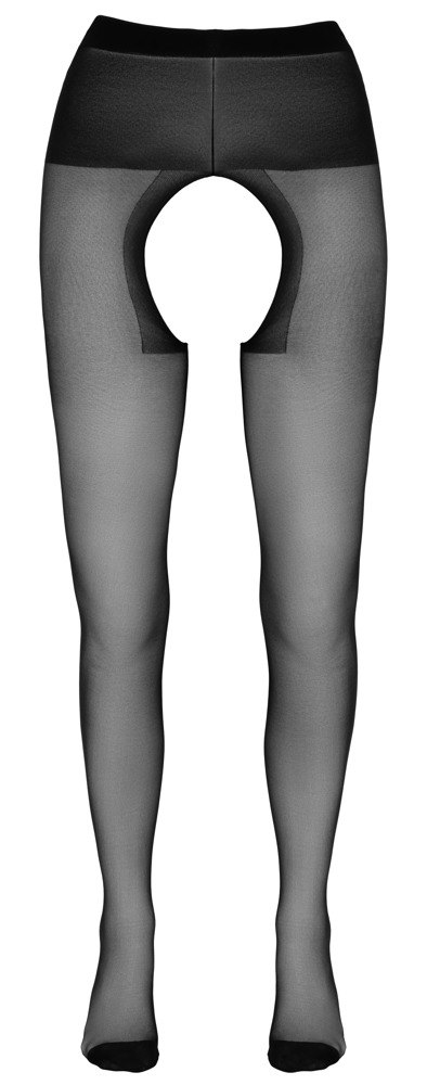 Cottelli Legwear - Rajstopy z otwartym kroczem rozm. 3 — zdjęcie 4