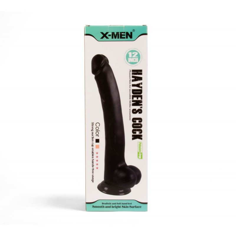 Dildo z przyssawk¹ Hayden 30cm X-MEN
