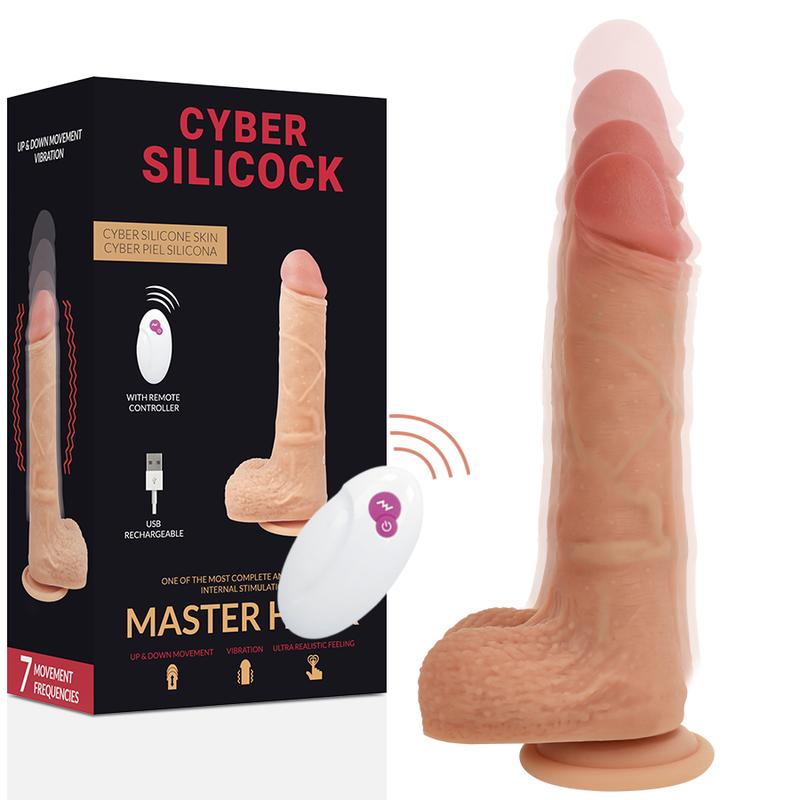 CYBER SILICOCK - REMOTE CONTROL REALISTIC MASTER HUCK 20.9 CM -O- 4 CM — zdjęcie 2