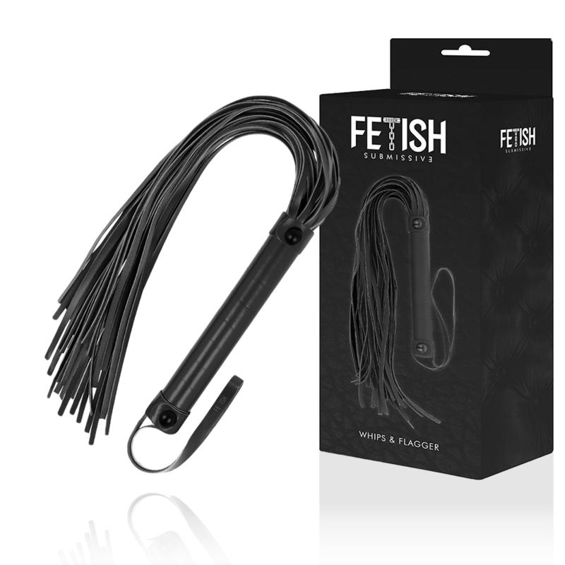 FETISH SUBMISSIVE - VEGAN LEATHER WHIP — zdjęcie 2